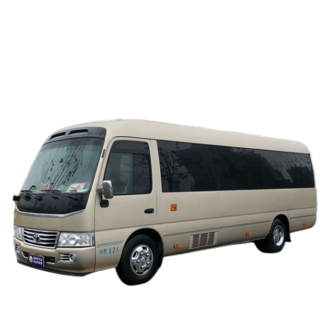 Used Toyo Ta Coaster Bus 2axel Diesel Engine A/C Japan Roller Coaster Passenger LHD/Rhd High Quality Low Price for Sale